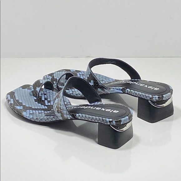 Alexander Wang snakeskin embossed mules size 36 - Picture 1 of 12